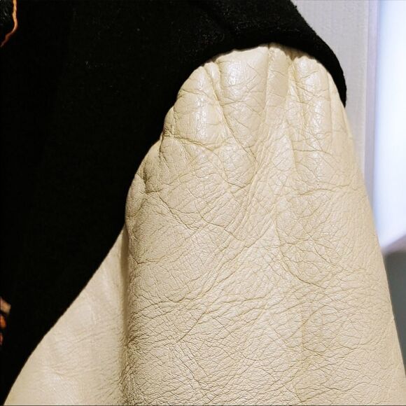 Vintage Wool & Leather Wentworth Institute Technology Boston Retro Team Jacket-M - Picture 7 of 12